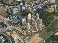 부발역 에피트 에디션 7개동·최고 26층·총 706세대 기준 AI 상상도 — 실제와 다를 수 있음 부발역 에피트 에디션 7개동·최고 26층·총 706세대 기준 AI 상상도(주간 항공) — 실제와 다를 수 있음