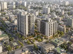 동성하이타운 가로주택정비 총 265세대 기준 AI 상상도(주간 항공) — 실제와 다를 수 있음