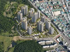 힐스테이트 거제시그니처(1회차) 14개동·최고 36층·총 1,963세대(이번 356세대 공급) 기준 AI 상상도 — 실제와 다를 수 있음 힐스테이트 거제시그니처(1회차) 14개동·최고 36층·총 1,963세대(이번 356세대 공급) 기준 AI 상상도(주간 항공) — 실제와 다를 수 있음