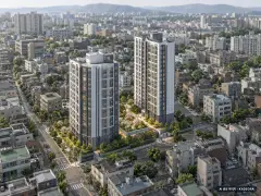 서울공릉지구 공공분양주택 총 209세대 기준 AI 상상도 — 실제와 다를 수 있음 서울공릉지구 공공분양주택 총 209세대 기준 AI 상상도(주간 항공) — 실제와 다를 수 있음