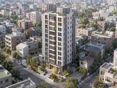 마곡스카이온 1개동·총 52세대(이번 24세대 공급) 기준 AI 상상도 — 실제와 다를 수 있음 마곡스카이온 1개동·총 52세대(이번 24세대 공급) 기준 AI 상상도(주간 항공) — 실제와 다를 수 있음
