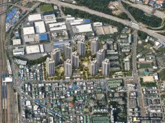 의왕시 부곡다구역 총 1,511세대 기준 AI 상상도(주간 항공) — 실제와 다를 수 있음