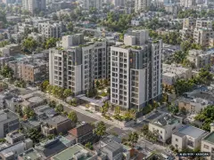 부산 영도구 봉래동3가 137번지 일원 가로주택정비 총 280세대 기준 AI 상상도(주간 항공) — 실제와 다를 수 있음