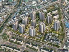 수원시 115-10 총 1,064세대 기준 AI 상상도(주간 항공) — 실제와 다를 수 있음