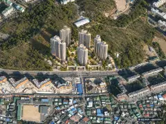 의정부시 장암1구역 총 727세대 기준 AI 상상도 — 실제와 다를 수 있음 의정부시 장암1구역 총 727세대 기준 AI 상상도(주간 항공) — 실제와 다를 수 있음