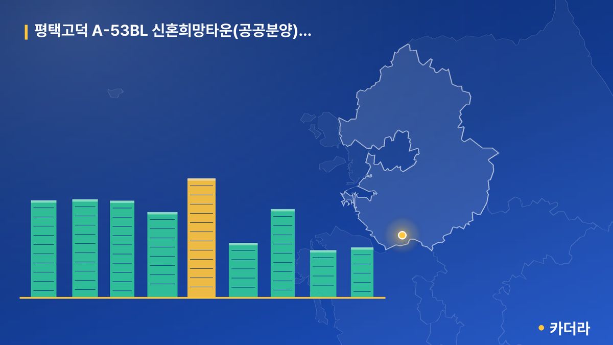 평택고덕 A-53BL 신혼희망타운(공공분양) 추가모집 단지 정보 카드
