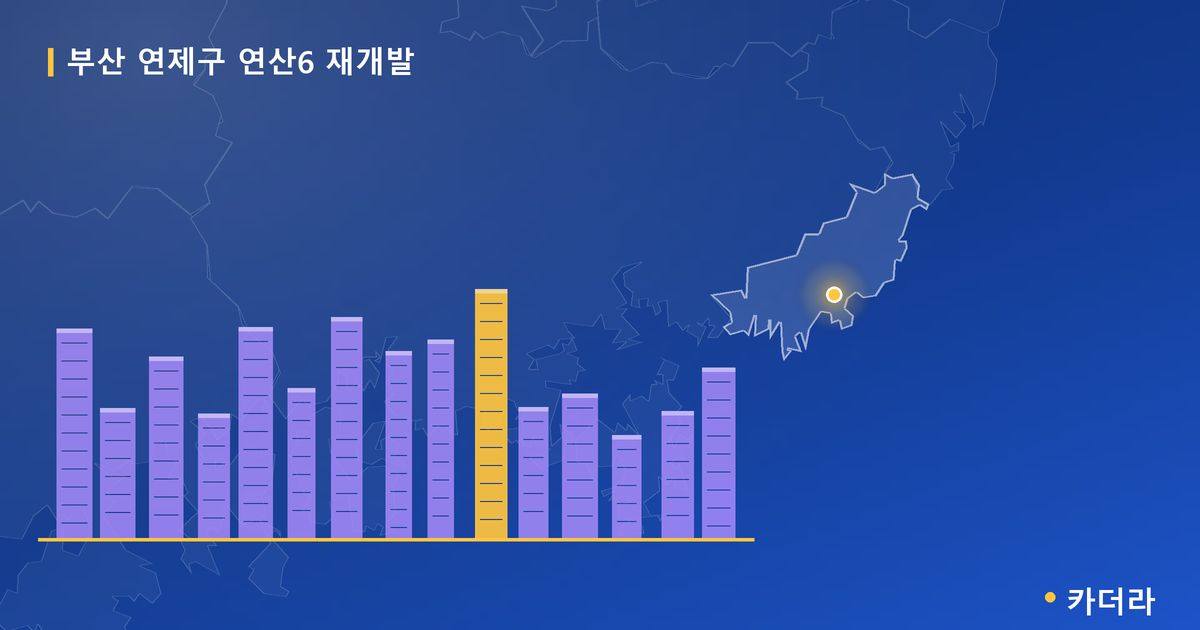 연산6 재개발 · 부산 연제구 소재 · 부지계획 단계 현장 카드