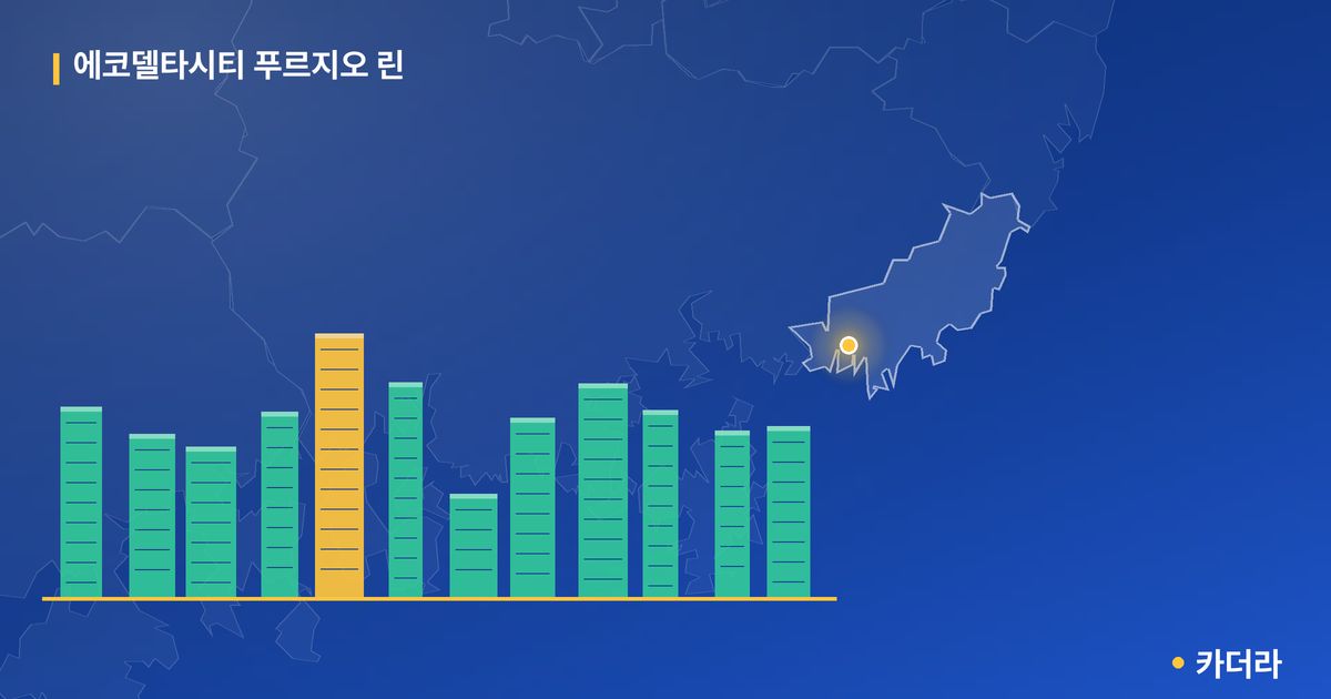 에코델타시티 푸르지오 린 · 부산 강서구 소재 · 입주 후 단계 현장 카드
