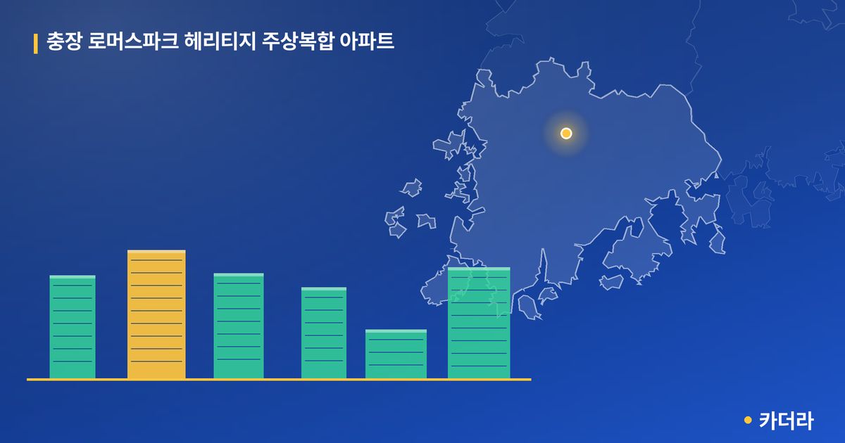 충장 로머스파크 헤리티지 주상복합 아파트 단지 정보 카드