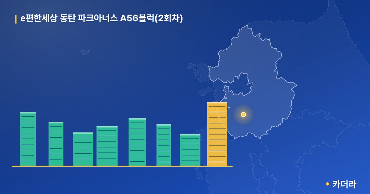 e편한세상 동탄 파크아너스 A56블럭(2회차) 단지 정보 — 화성시 아파트 분양