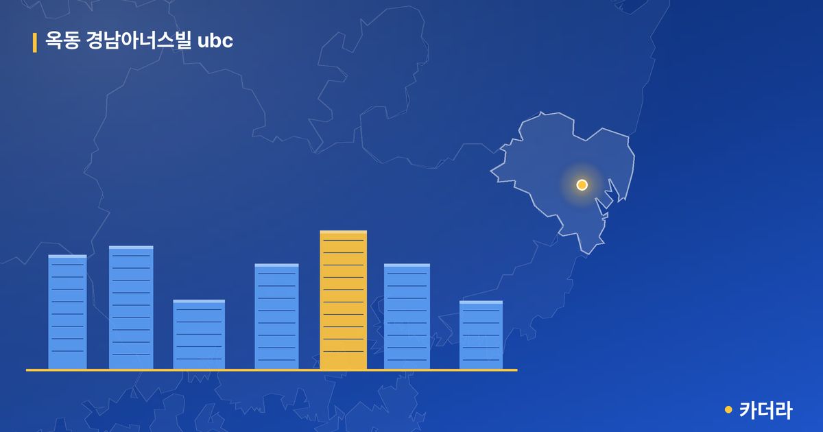 옥동 경남아너스빌 ubc 단지 정보 카드