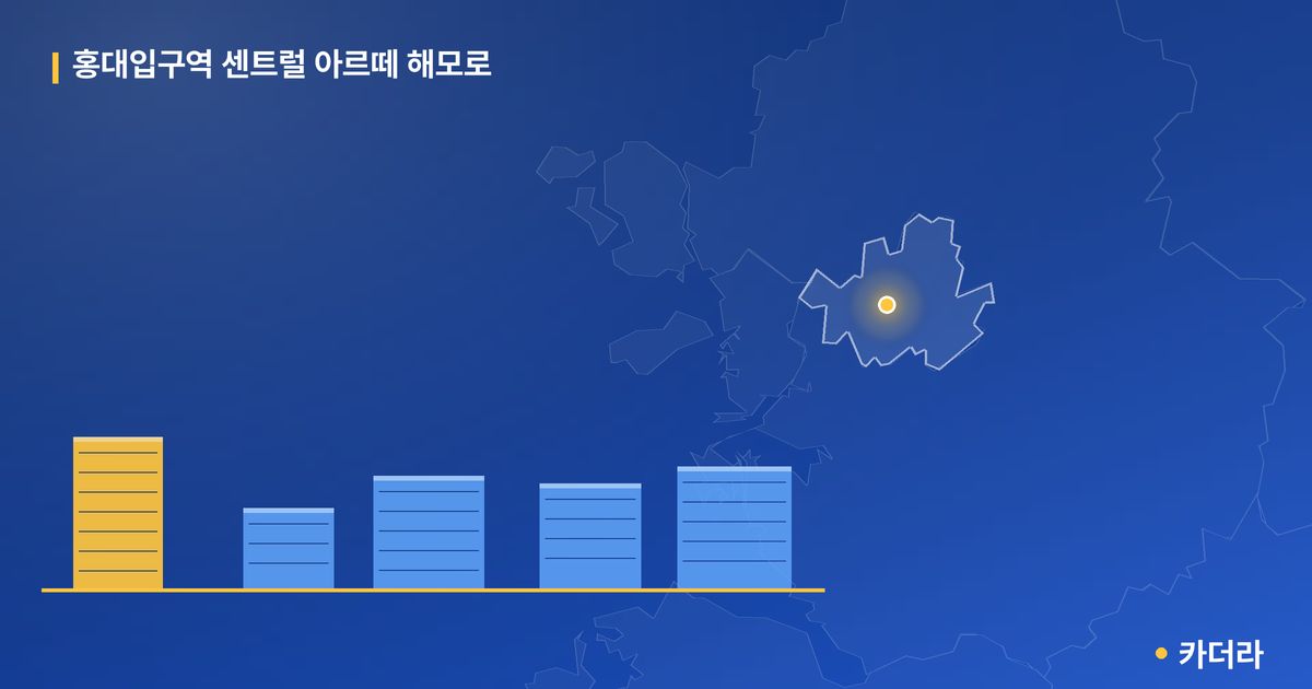 홍대입구역 센트럴 아르떼 해모로 단지 정보 카드