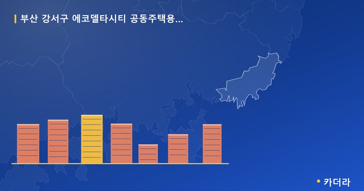 에코델타시티 공동주택용지 32BL · 부산 강서구 소재 · 분양 예고 단계 현장 카드