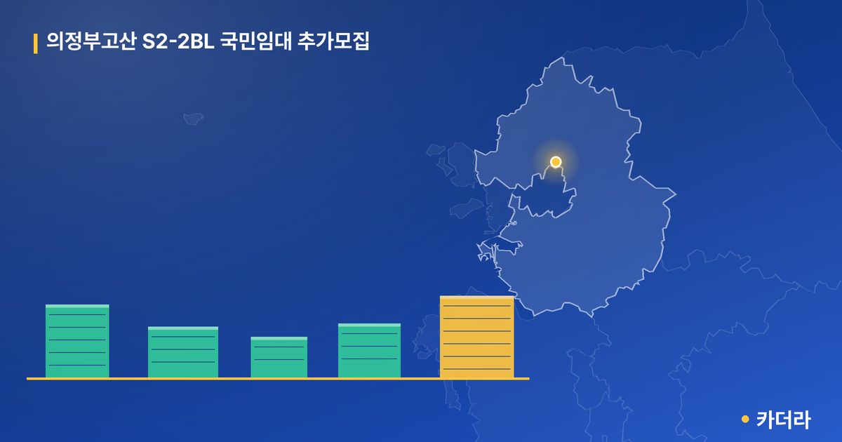 의정부고산 S2-2BL 국민임대 추가모집 단지 정보 카드