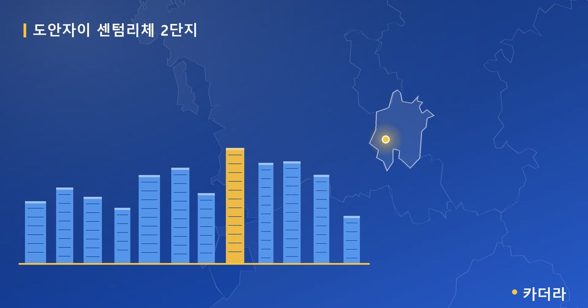 도안자이 센텀리체 2단지 · 대전 유성구 소재 · 착공 단계 현장 카드
