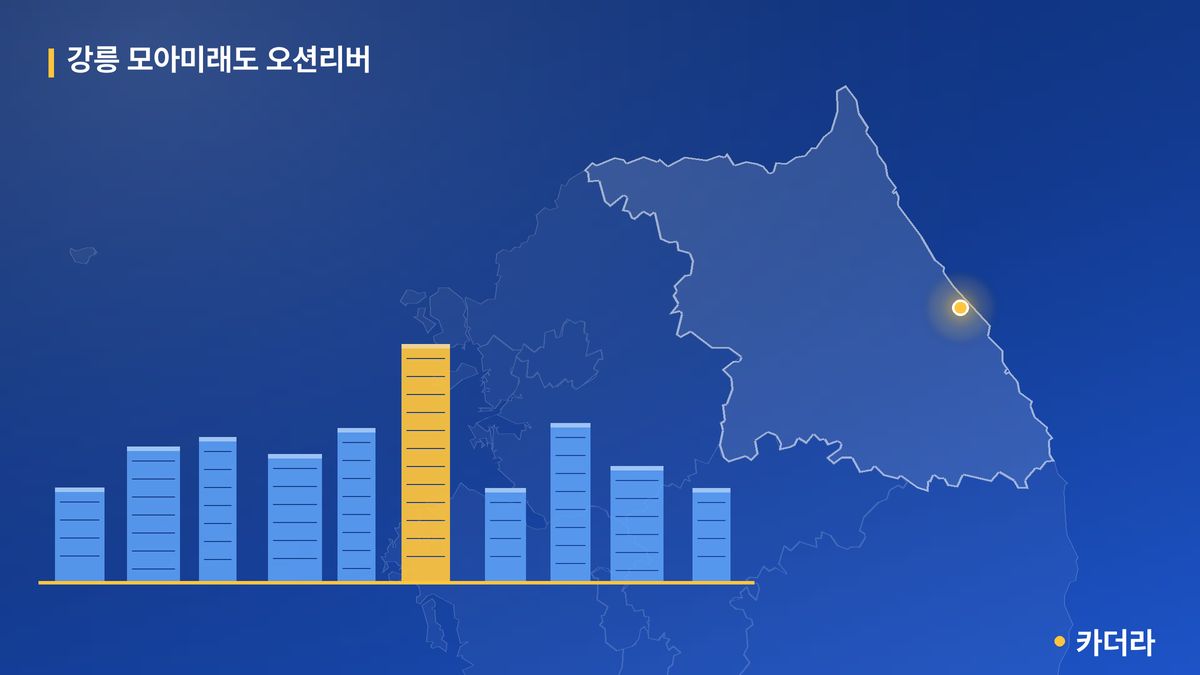 강릉 모아미래도 오션리버 단지 정보 카드