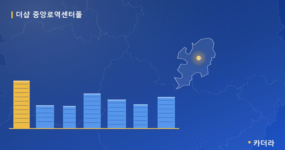 더샵 중앙로역센터폴 단지 정보 카드