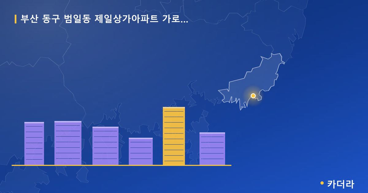 부산 동구 범일동 제일상가아파트 가로주택정비 — 부산 아파트 분양