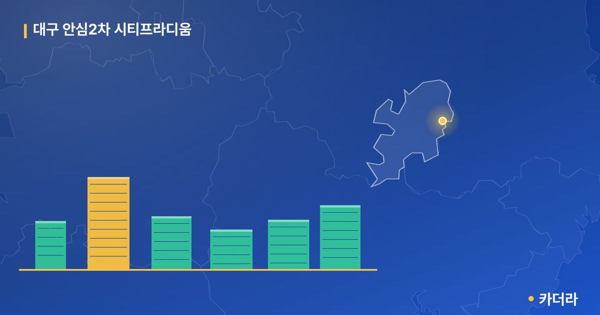대구 안심2차 시티프라디움 단지 정보 카드