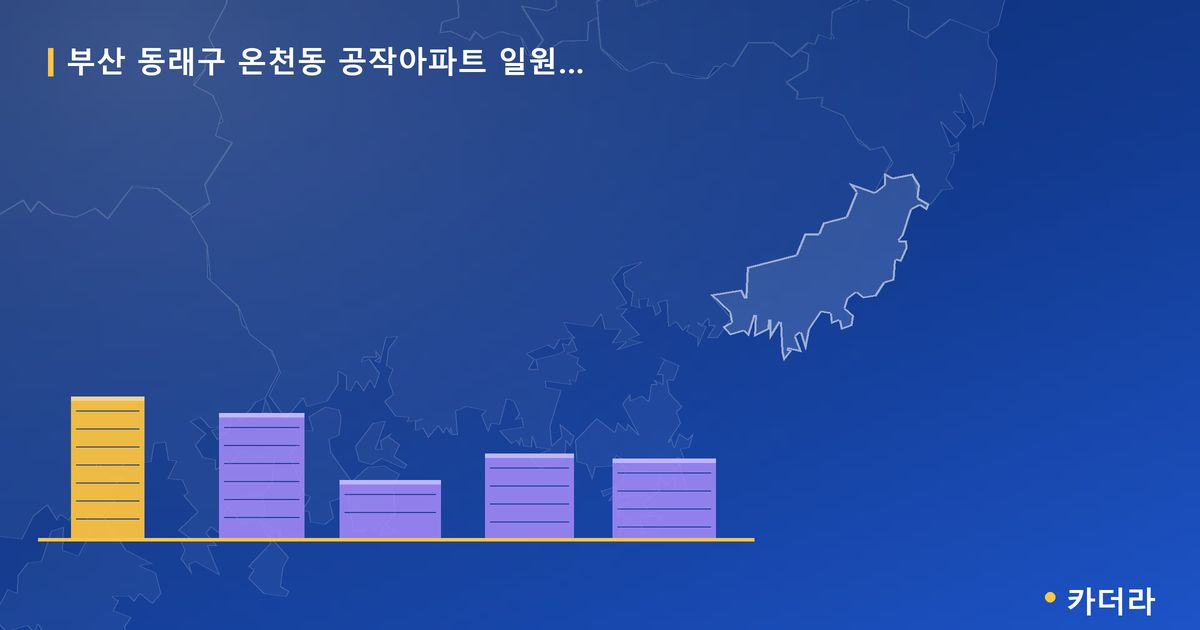 온천동 공작아파트 일원 가로주택정비 · 부산 동래구 소재 · 사업시행인가 단계 현장 카드