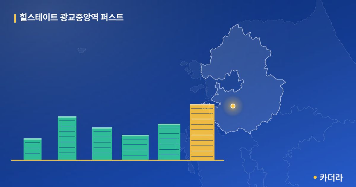 힐스테이트 광교중앙역 퍼스트 단지 정보 카드