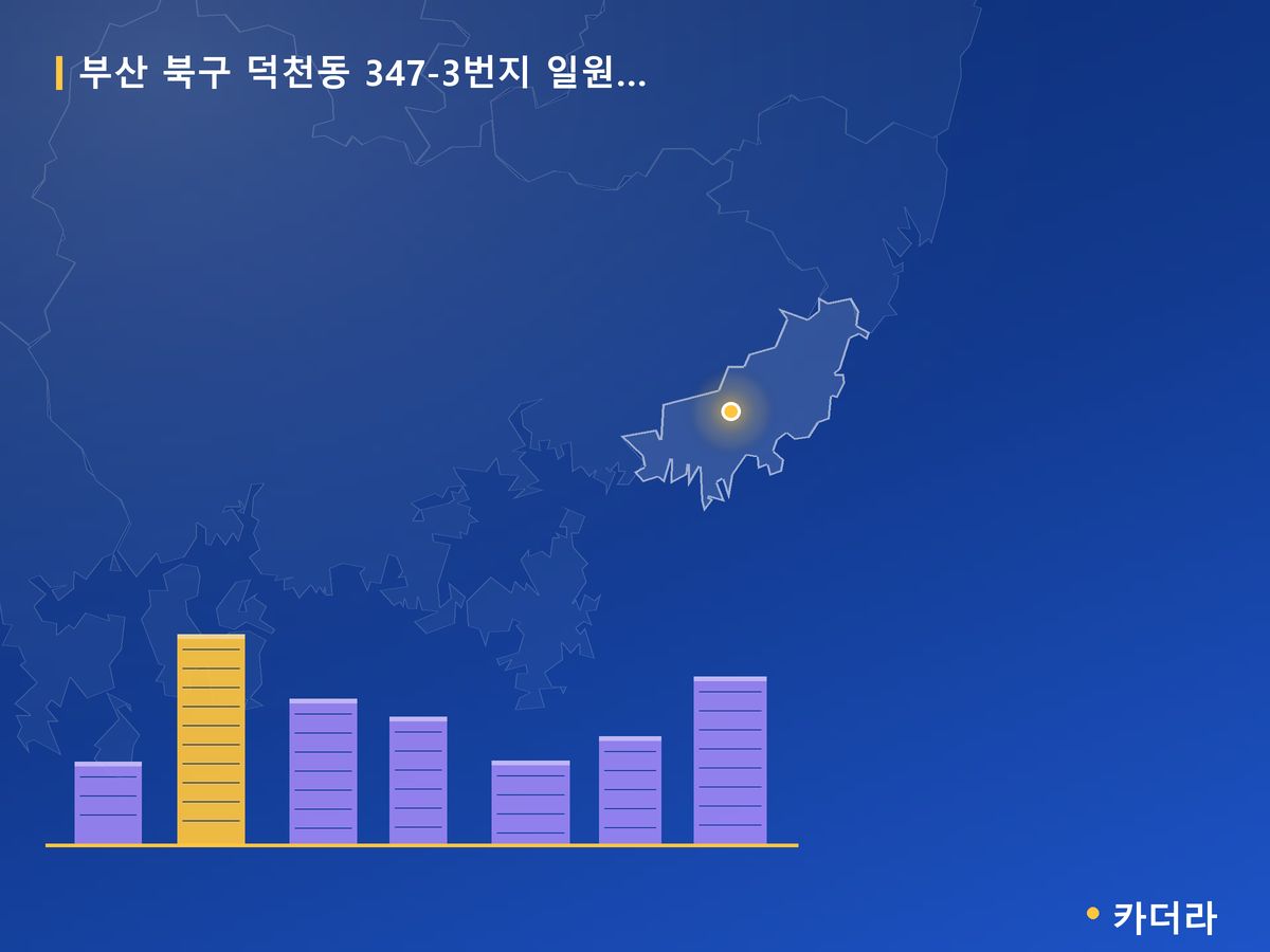 덕천동 347-3번지 일원 가로주택정비 부산 분양 정보 카드