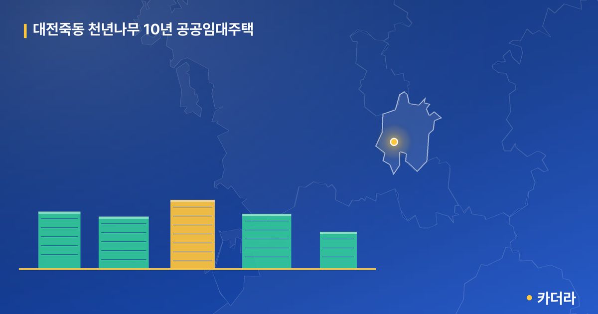 대전죽동 천년나무 10년 공공임대주택 단지 정보 카드