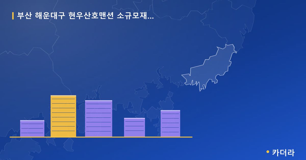 현우산호맨션 소규모재건축 · 부산 해운대구 소재 · 조합설립 단계 현장 카드