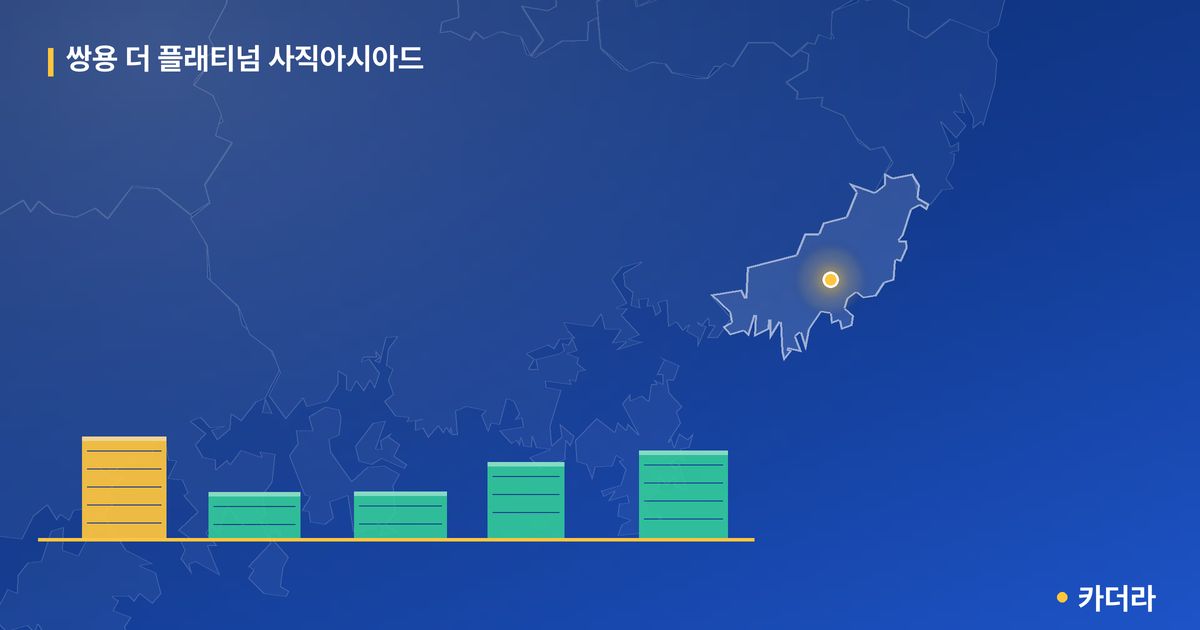 쌍용 더 플래티넘 사직아시아드 단지 정보 카드