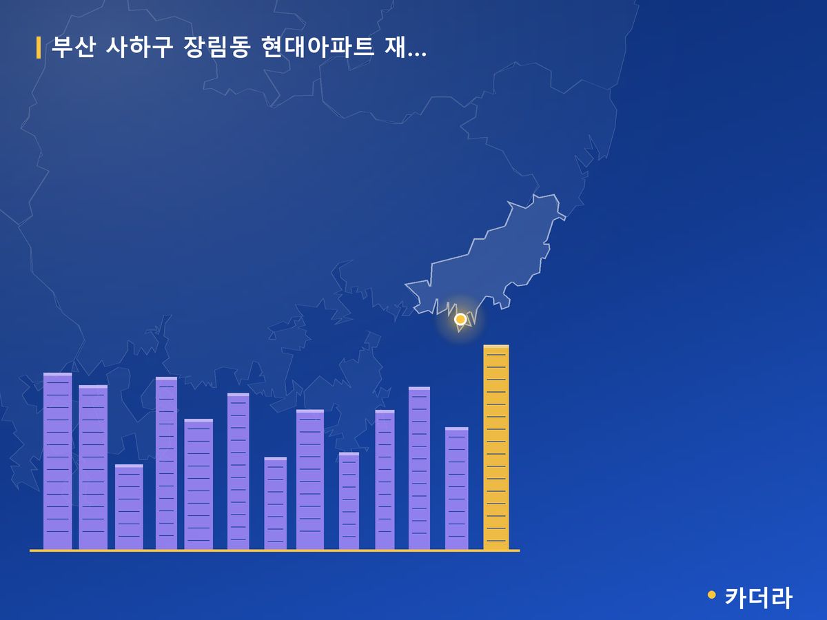 장림동 현대아파트 재건축 부산 분양 정보 카드