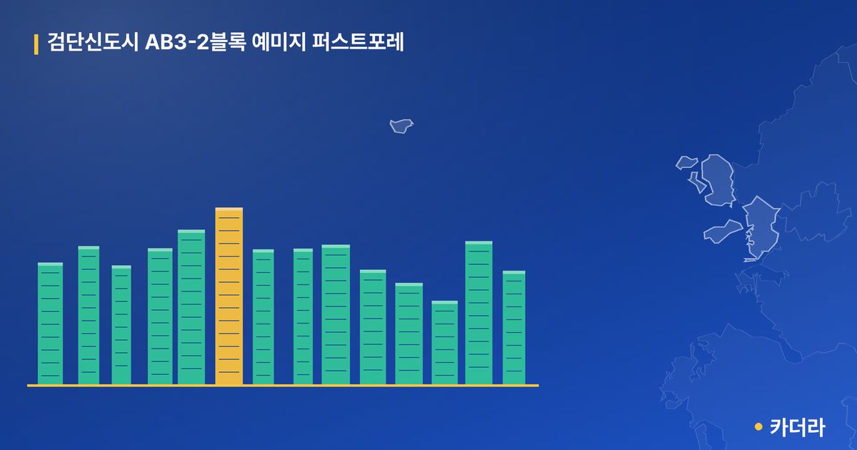 검단신도시 AB3-2블록 예미지 퍼스트포레 단지 정보 카드