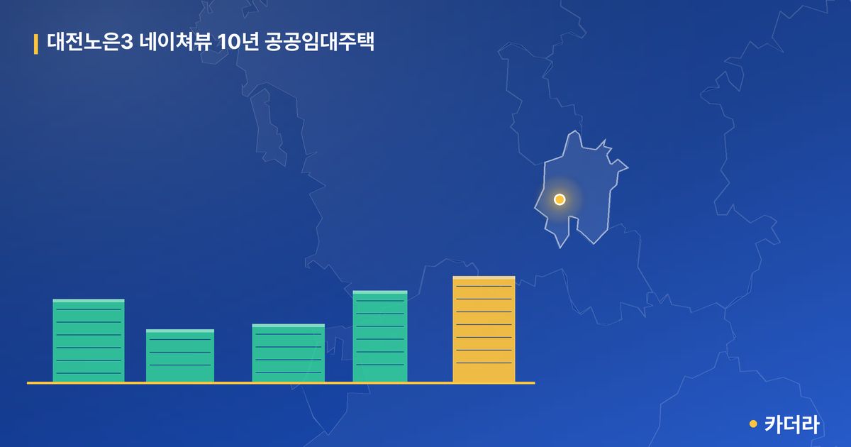 대전노은3 네이쳐뷰 10년 공공임대주택 단지 정보 카드