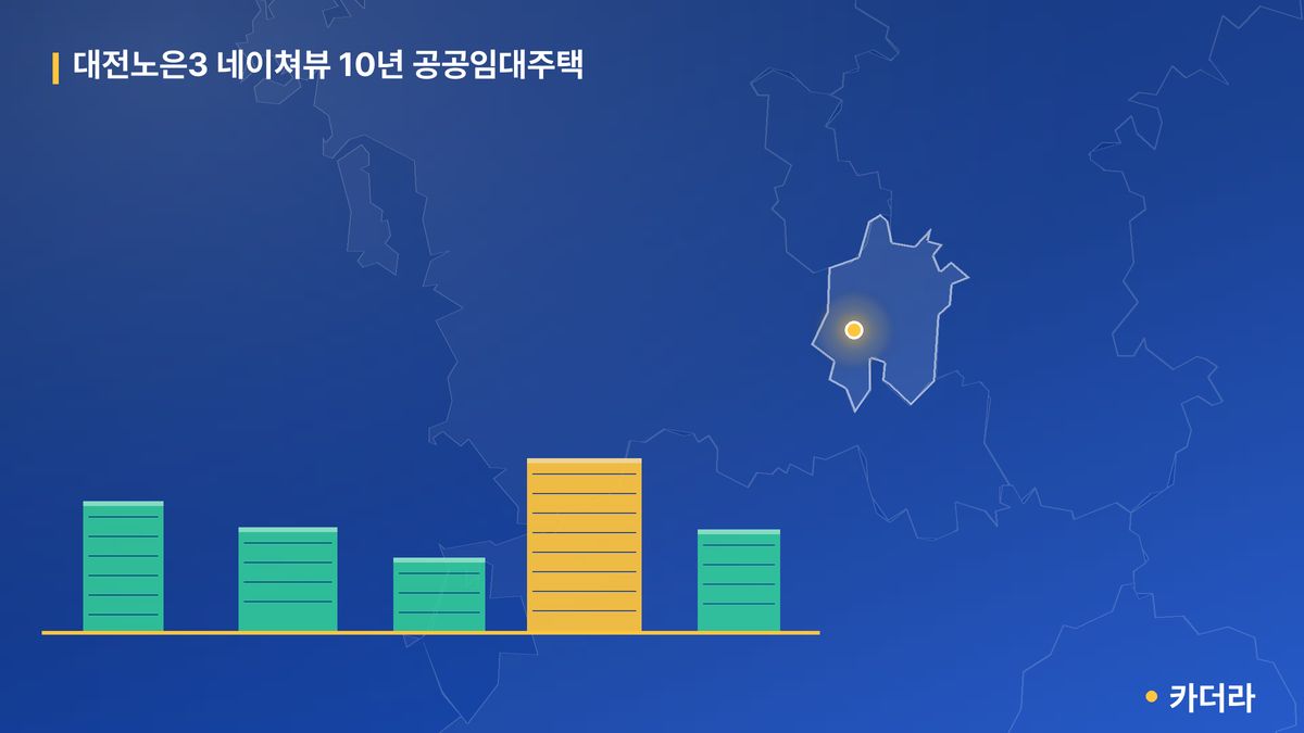 대전노은3 네이쳐뷰 10년 공공임대주택 단지 정보 카드