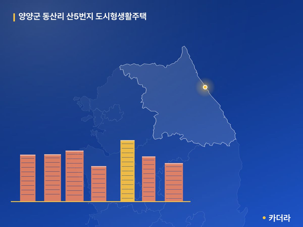 양양군 동산리 산5번지 도시형생활주택 단지 정보 — 양양군 아파트 분양