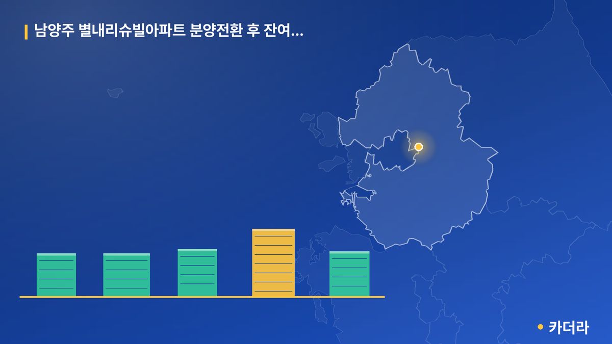 남양주 별내리슈빌아파트 분양전환 후 잔여세대 단지 정보 카드