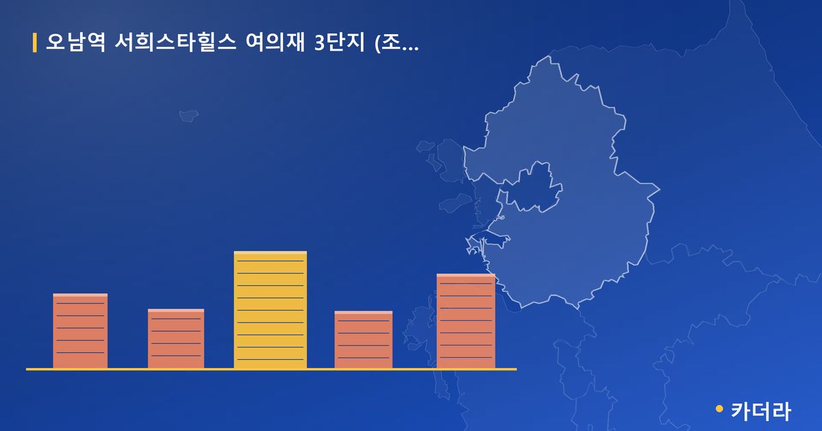 오남역 서희스타힐스 여의재 3단지 (조합원 취소분) 대표 이미지