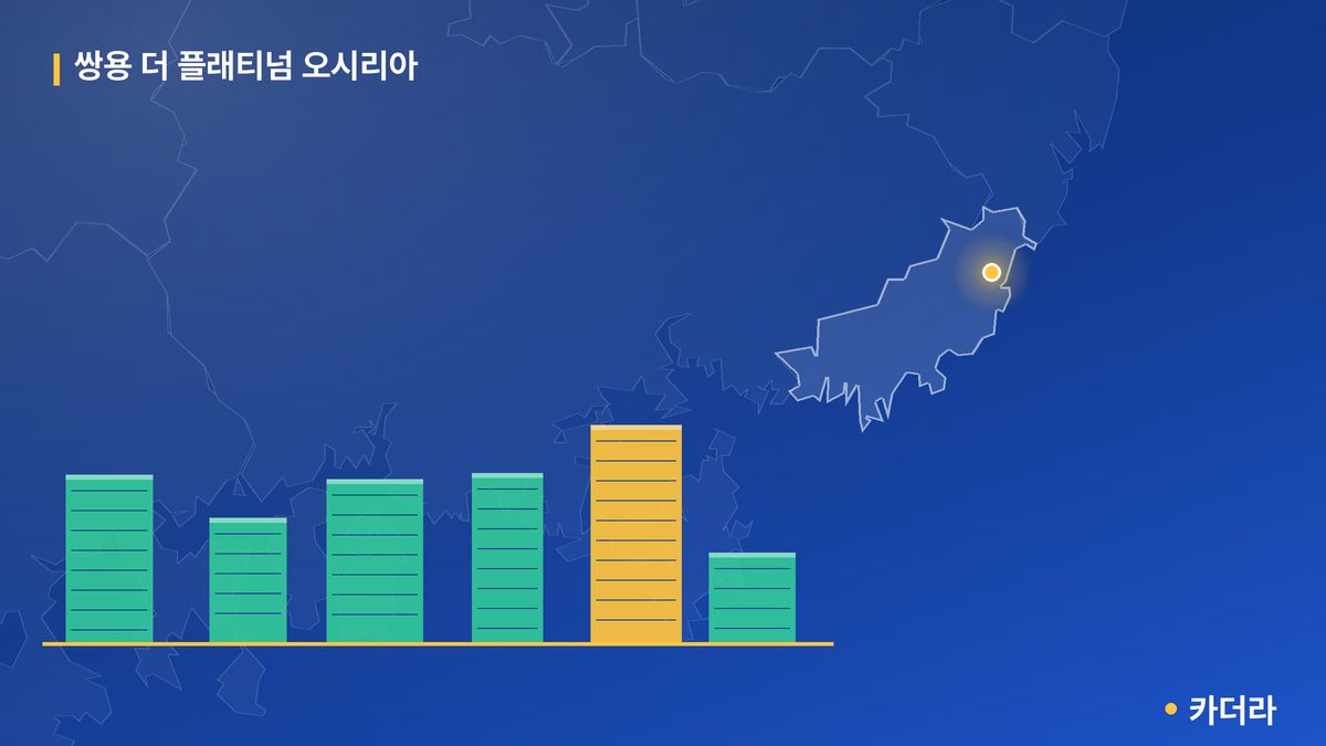 쌍용 더 플래티넘 오시리아 단지 정보 카드