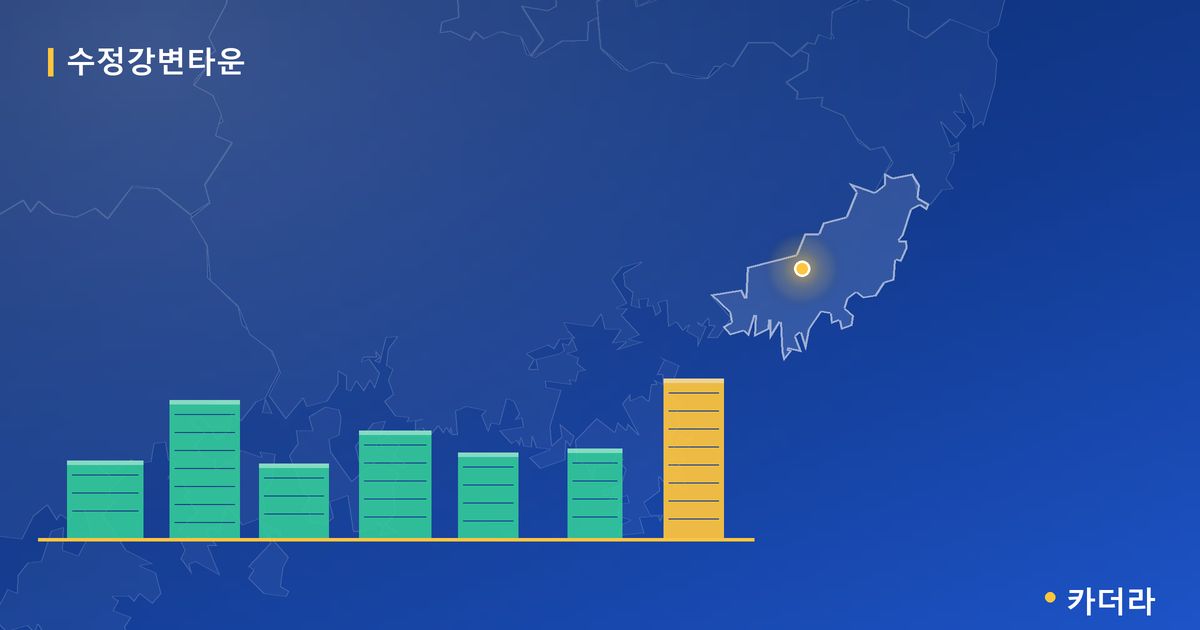 수정강변타운 단지 정보 카드