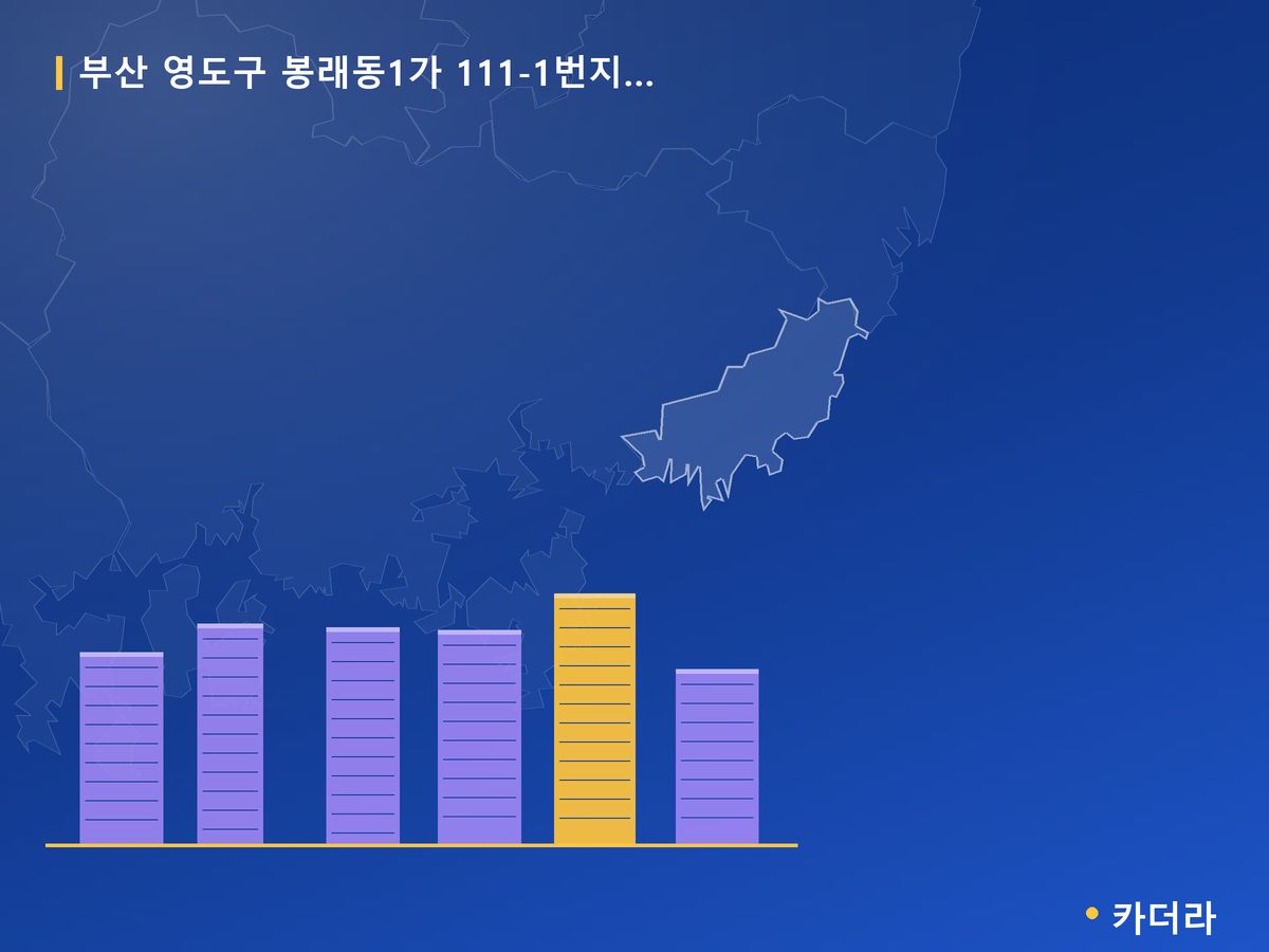 봉래동1가 111-1번지 일원 가로주택정비 부산 분양 정보 카드