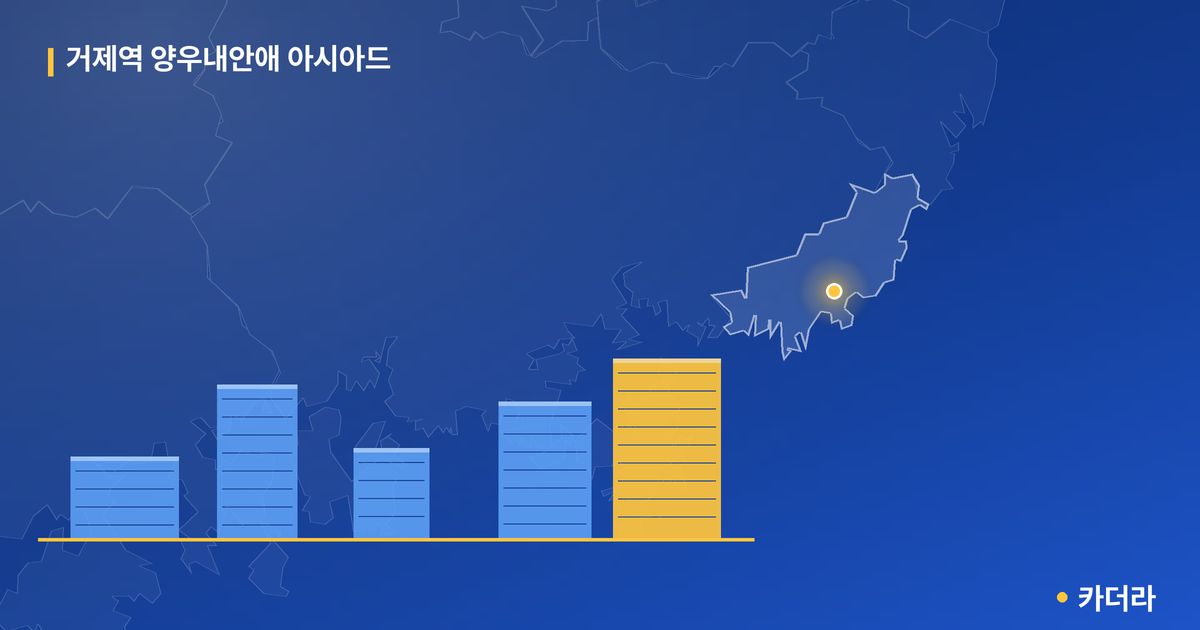 거제역 양우내안애 아시아드 단지 정보 카드