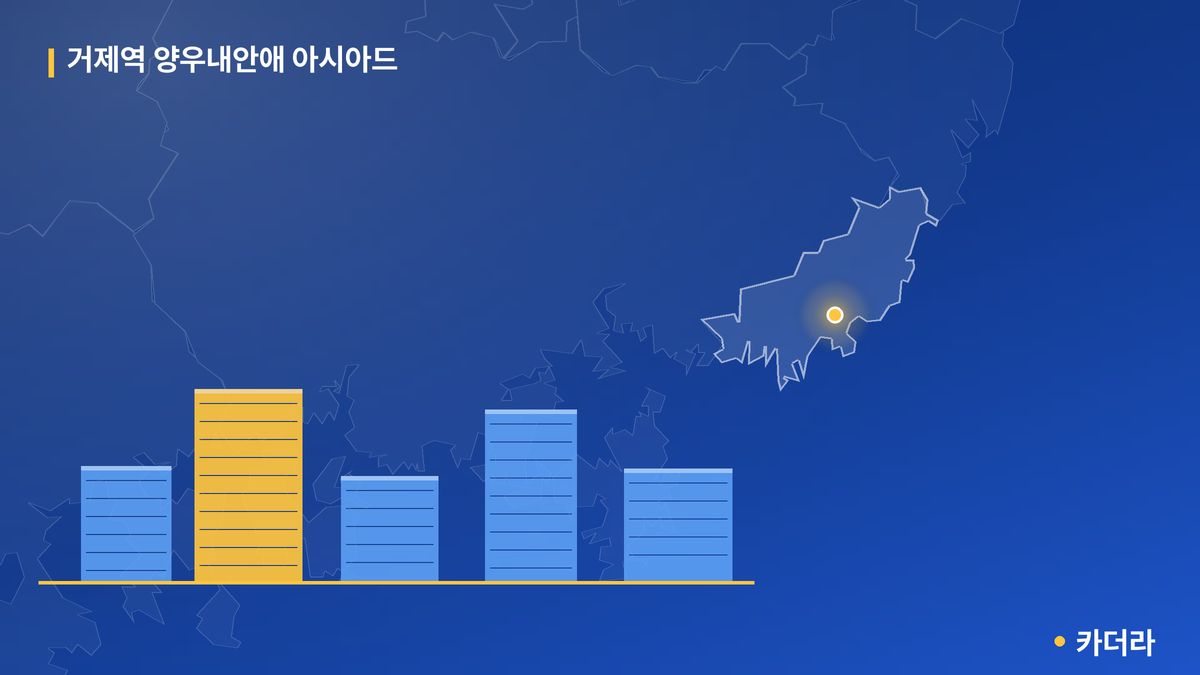 거제역 양우내안애 아시아드 단지 정보 카드