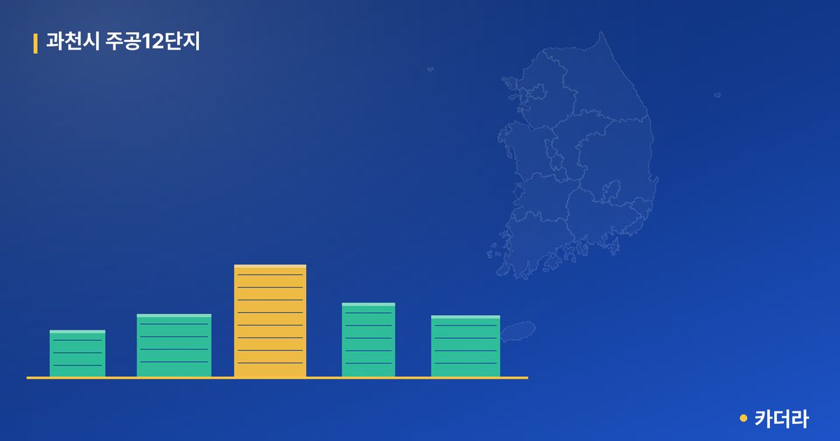 과천시 주공12단지 단지 정보 — 과천시 아파트 분양
