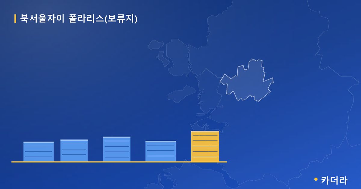 북서울자이 폴라리스(보류지) 단지 정보 카드