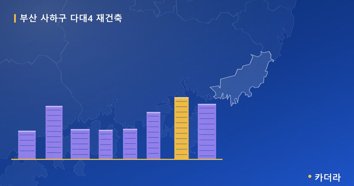 다대4 재건축 · 부산 사하구 소재 · 조합설립 단계 현장 카드