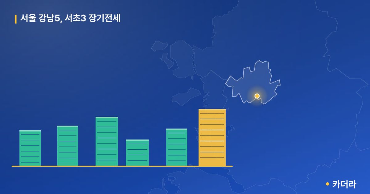 서울 강남5, 서초3 장기전세 단지 정보 카드