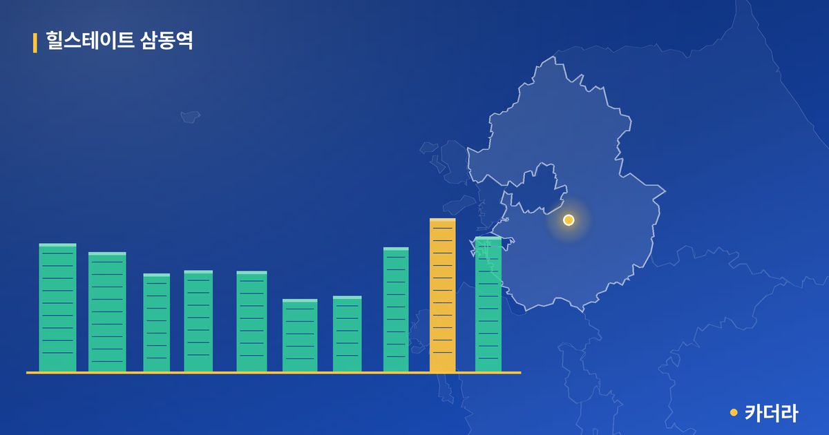 힐스테이트 삼동역 단지 정보 카드