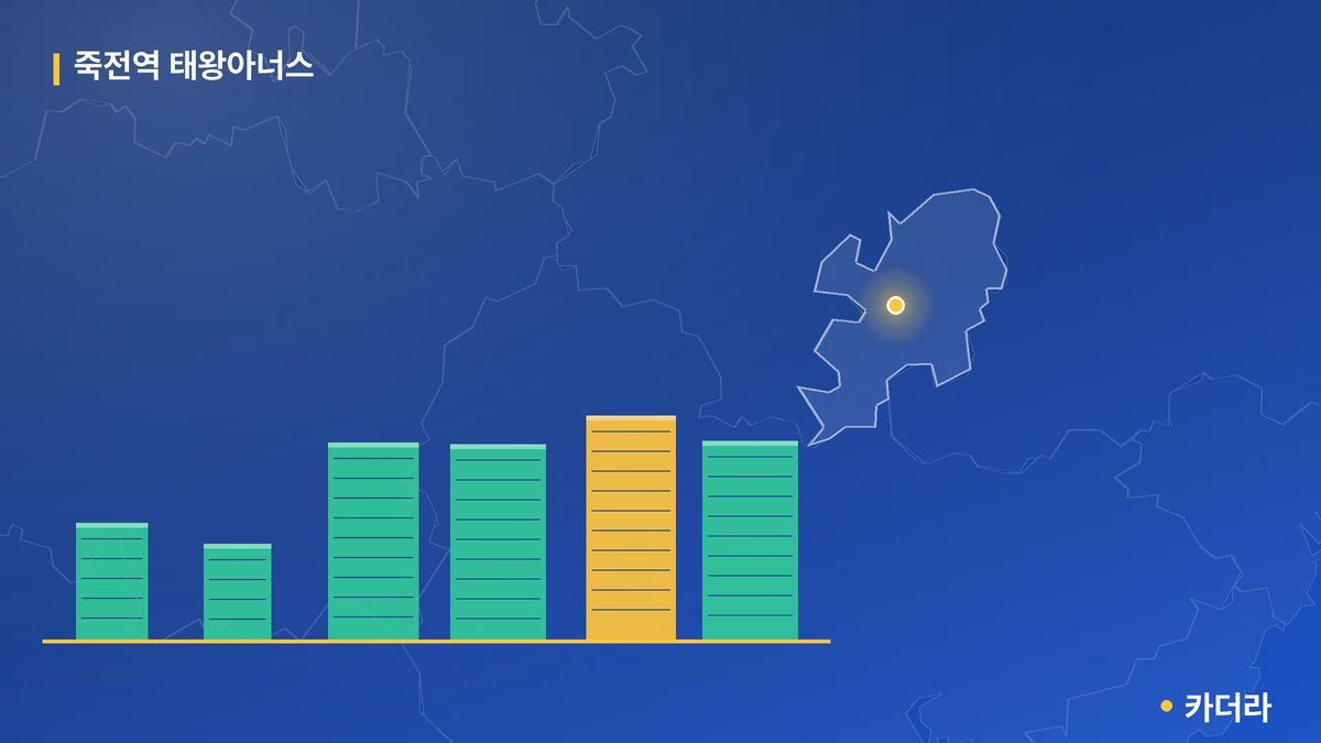 죽전역 태왕아너스 단지 정보 카드