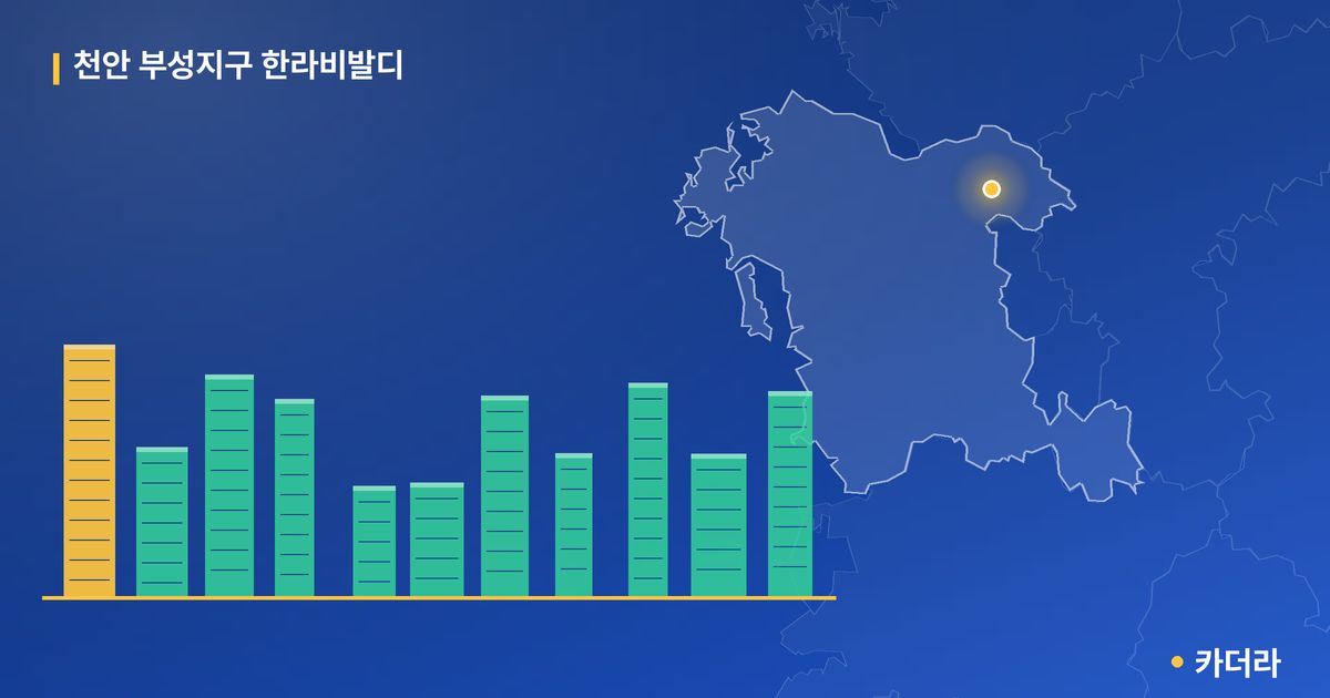 천안 부성지구 한라비발디 단지 정보 카드