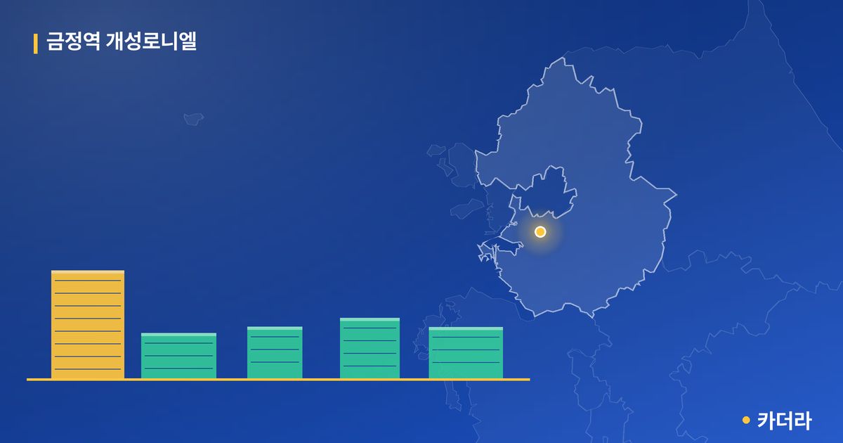 금정역 개성로니엘 단지 정보 카드
