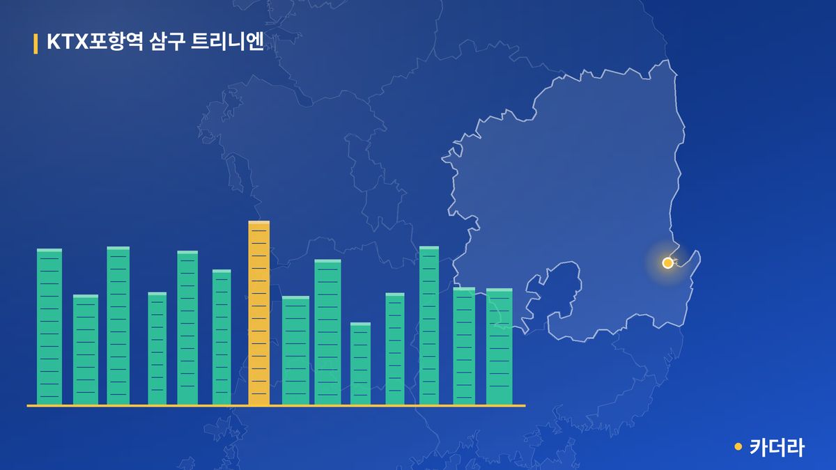 KTX포항역 삼구 트리니엔 단지 정보 카드